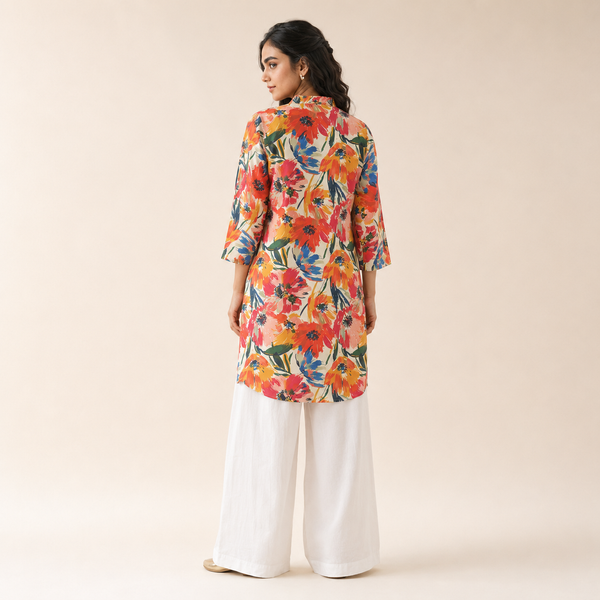 Floral Carnival – Printed Lawn Kurta (3205)