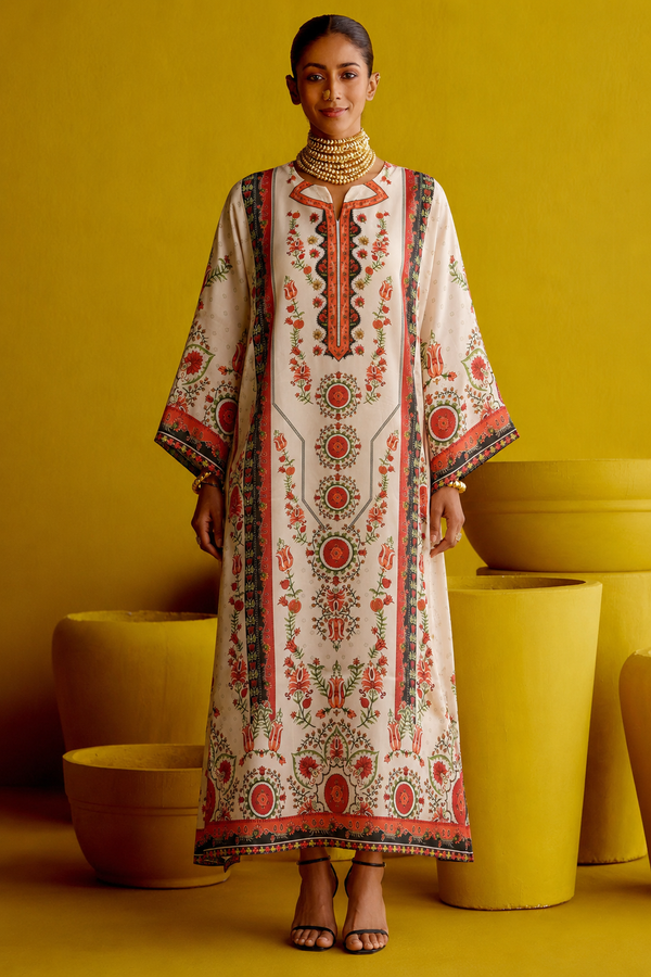Rangoli Print Kaftan (KN-3301)
