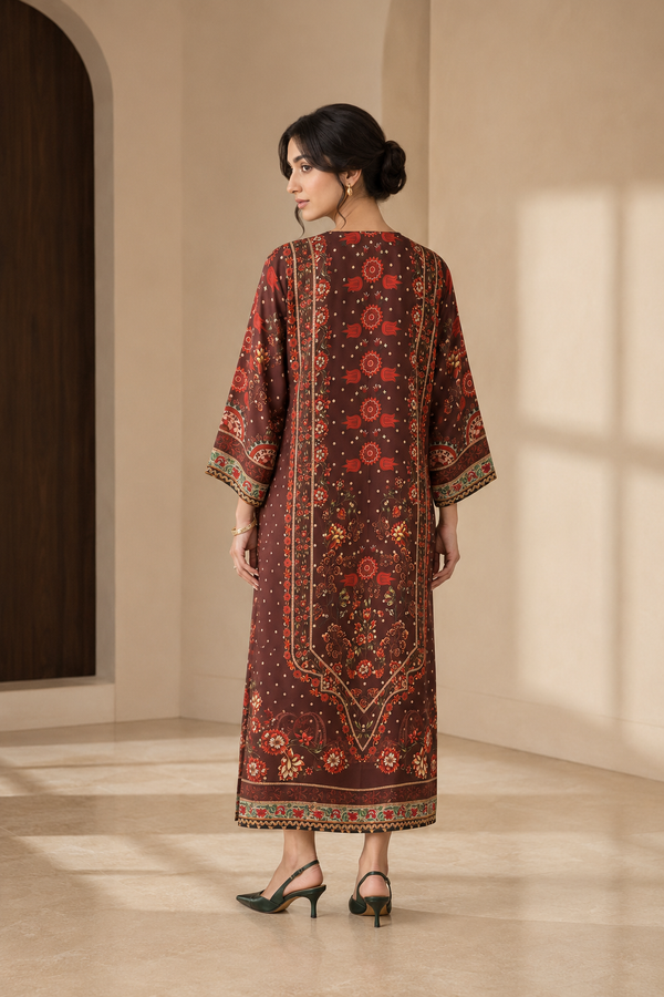 Mehfil Print Kaftan (KN-3306)