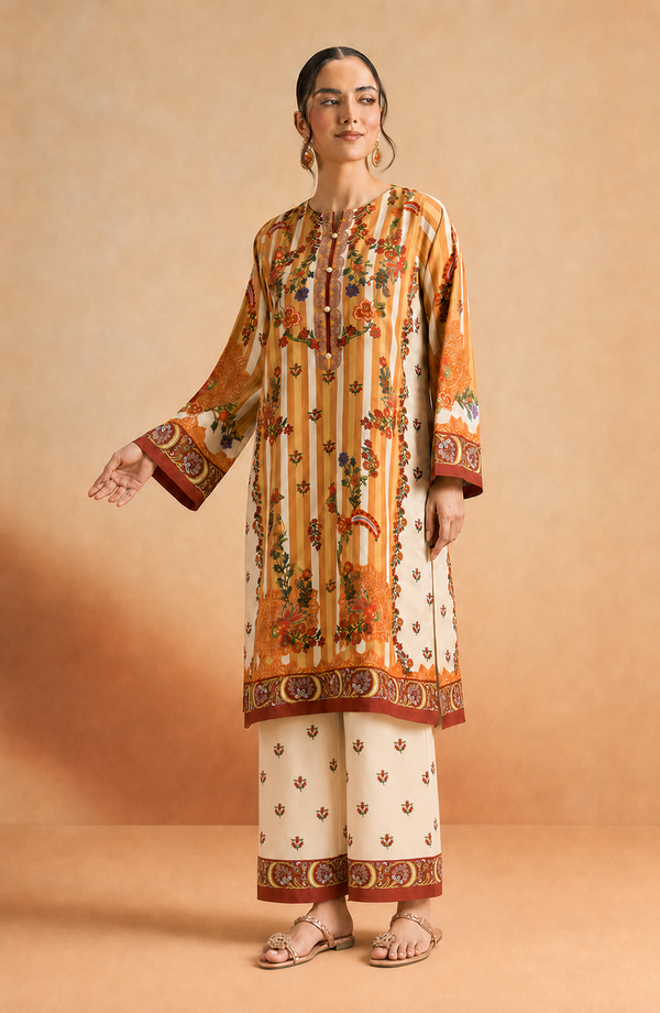Meher- Printed Co-ord Set (CD-2901)