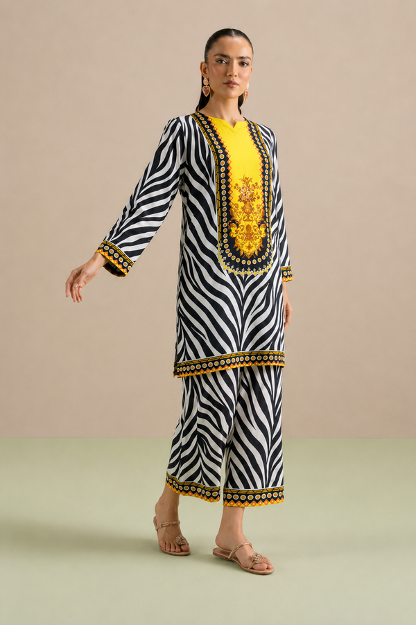 Tiger - Printed Co-ord Set (CD-2907)