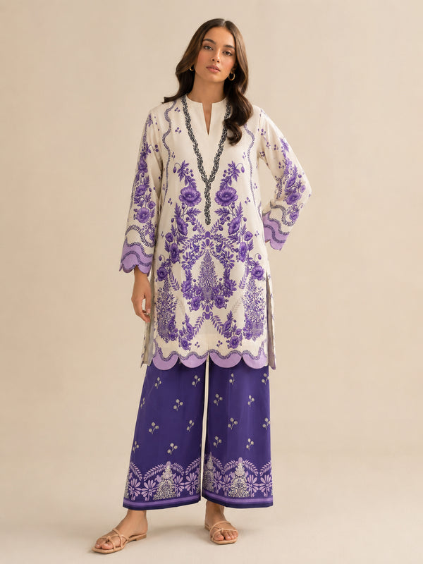 Voilet Majesty - Printed Co-ord Set (CD-2908)