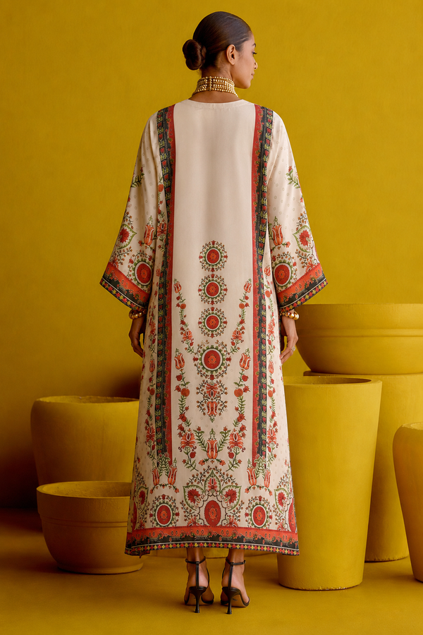 Rangoli Print Kaftan (KN-3301)